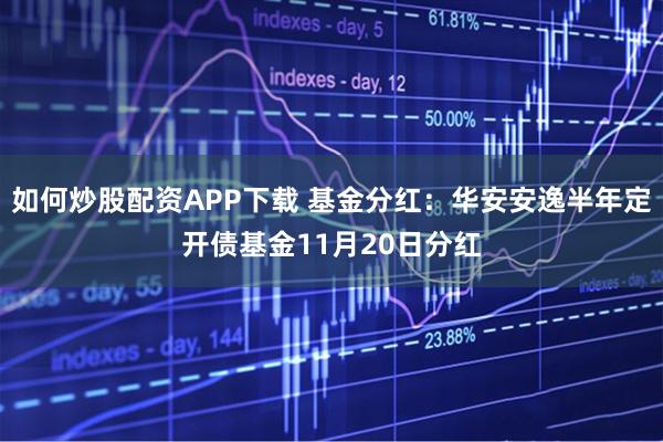 如何炒股配资APP下载 基金分红：华安安逸半年定开债基金11月20日分红
